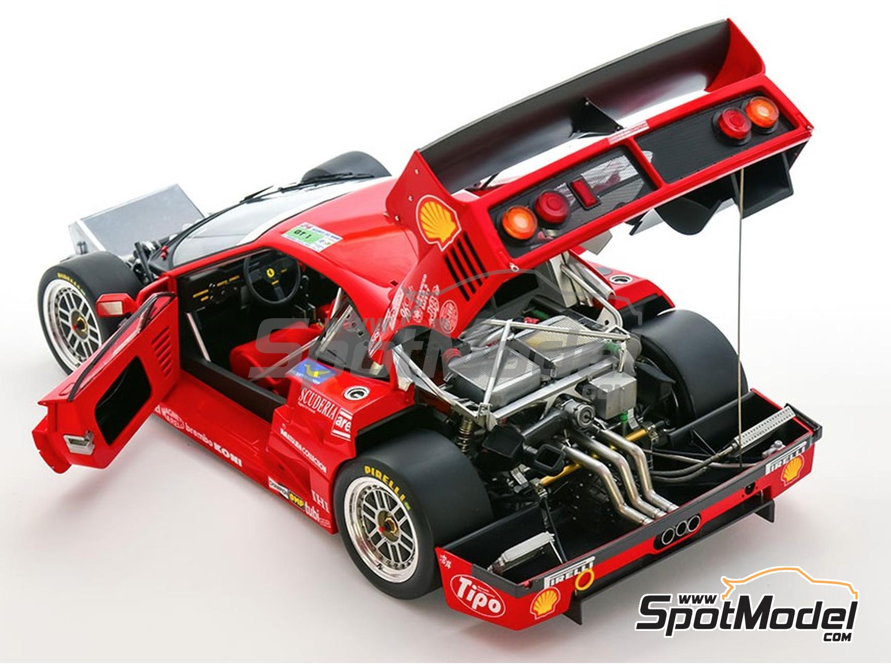 Model Factory Hiro K863: Car scale model kit 1/12 scale - Ferrari